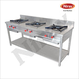 THREE BURNER GAS RANGE