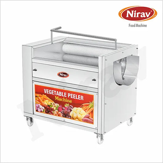 VEGETABLE PEELER MACHINE ( BRUSH TYPE )